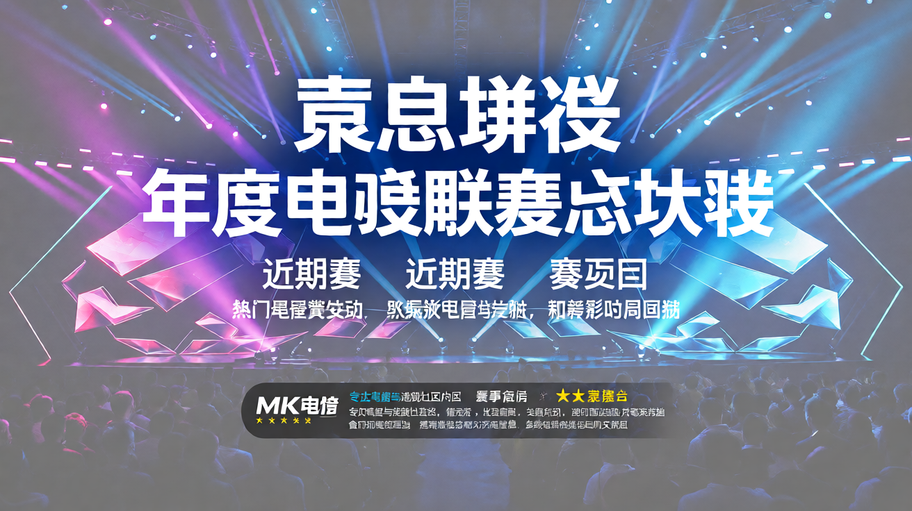 电竞赛事舞台现场灯光效果
